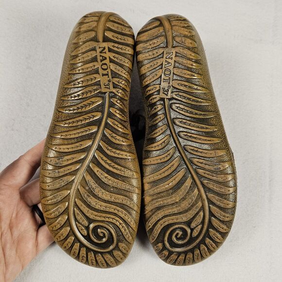 Noat Koru Kirei Mary Jane Leather Flats US Size 6.5 / 7 EU Size 37 Brown Suede - Picture 13 of 16